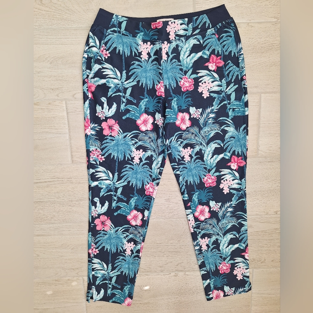 Tommy Bahama Everyday Active Women's Floral Print Performance Pants - Size Small